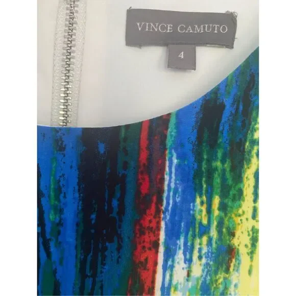 NWT Vince Camuto Artsy Shift Dress Sz 4 - Picture 7 of 7